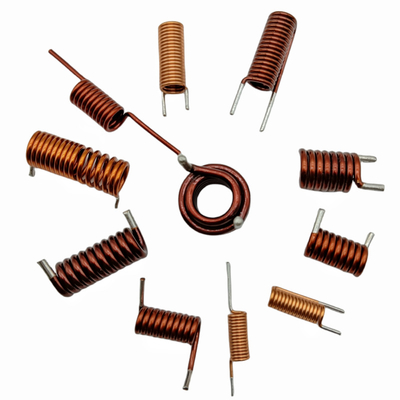 comprar bobina de indução de cobre oca 3.3UH 20,5 voltas * furado 13 * 1,5 fio bobina dupla fabricação em linha