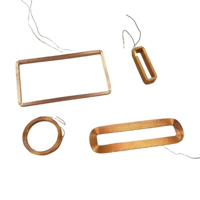comprar Arame de cobre bobinas de núcleo de ar oco auto-aderente Indutor de potência de ferida de fio para comunicações sem fio fabricação em linha