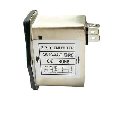 comprar CW2C-3A-T Socket Power Filter with Light Safety Switch Metal Case for EMI Filter fabricação em linha