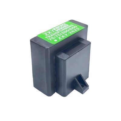 comprar Transformador de áudio de núcleo de aço de silício personalizado com relação de impedância 75:75/300/600 e alta eficiência para isolamento de sinal fabricação em linha