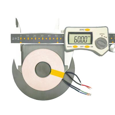 comprar Bobina de alimentação sem fio de grande diâmetro de 90 mm com fio Litz de múltiplos fios e enrolamento de quatro camadas para transmissão de energia de alta eficiência fabricação em linha