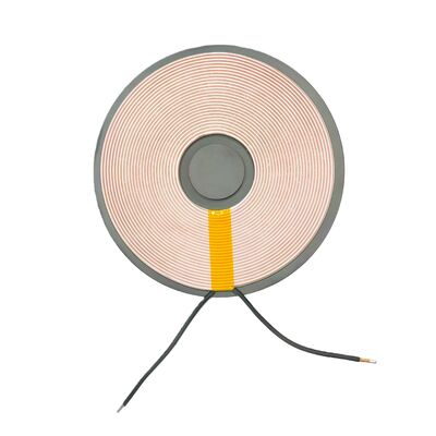 comprar Bobina de carregamento sem fio de alta potência de bobina de carregamento de duas camadas de diâmetro de 90 mm personalizada para eletrodomésticos inteligentes fabricação em linha
