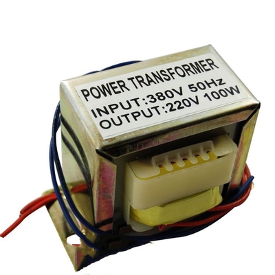 Transformador de potência eletrônica de baixa frequência de chapa de aço de silício com fio EI76