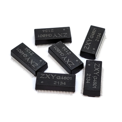 48 módulo magnético de IC do filtro da rede de Pin Ethernet Lan Transformer SMD 1000Base-T