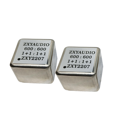 2207 Quadrado 600:600 1+1:1+1 Transformador de isolamento de áudio permalloy para sistema de som