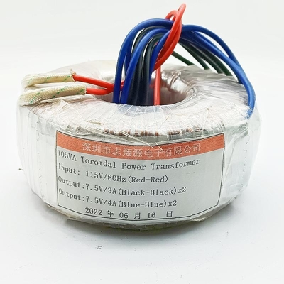 Transformador de baixa freqüência de cobre puro de 115W sob medida Transformador toroidal para amplificadores de potência de áudio
