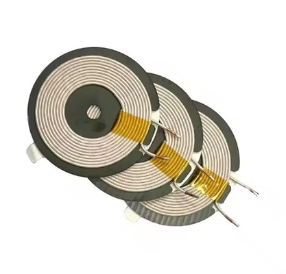 Comprimento de fio compatível com Qi 12 mm G50-6.3UH bobina de carregamento de fio de cobre sem fio