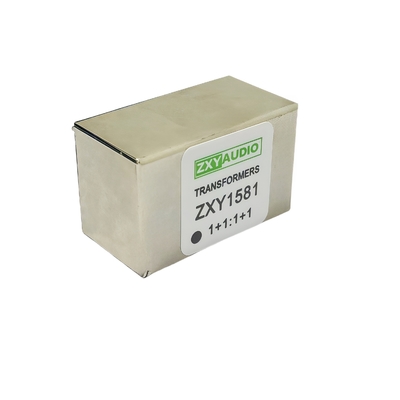 Quadrado Horizontal ZXY1581 1+1:1+1 Amplificador de Áudio Permalloy Transformer Isolador