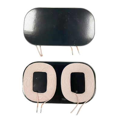 Parâmetros personalizados QI bobina de carregador sem fio 2 bobinas bobina de carregamento sem fio