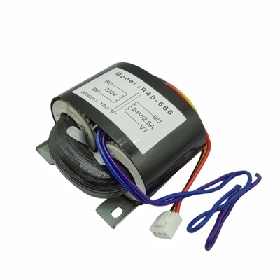 Transformador de energia R-Core personalizado 50W 60W para dispositivos de áudio