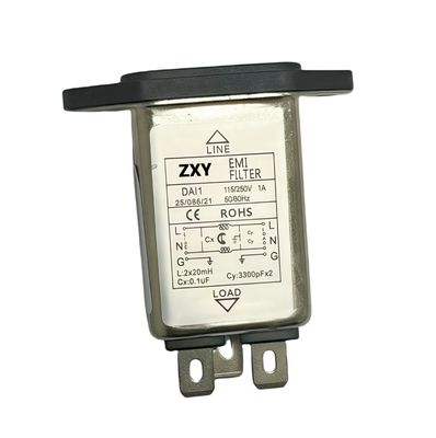 Filtro EMI Plug-in Filtro de Alimentação CA Monofásico Interferência Eletromagnética