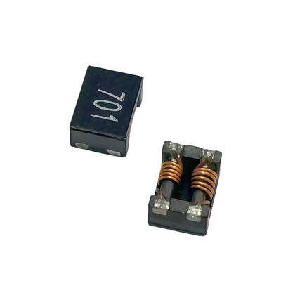 Indutor de modo comum SMD de filtro plano pequeno, filtro de montagem em superfície