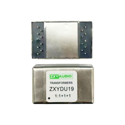 ZXYDU19 1+1:1+1 Transformador de áudio Permalloy com núcleo de alta permeabilidade e construção durável
