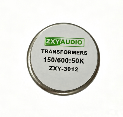 Transformador de áudio ZXY-3012 com núcleo de permalloy 10K:600 correspondência de impedância e resposta de frequência de 20Hz-20KHz para áudio profissional